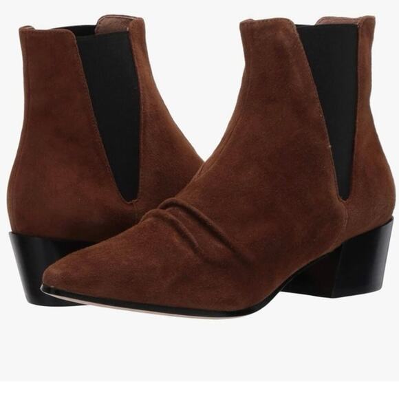 Joie Shoes - Joie Women's Parul Brown Suede Ankle Boot Size 36
